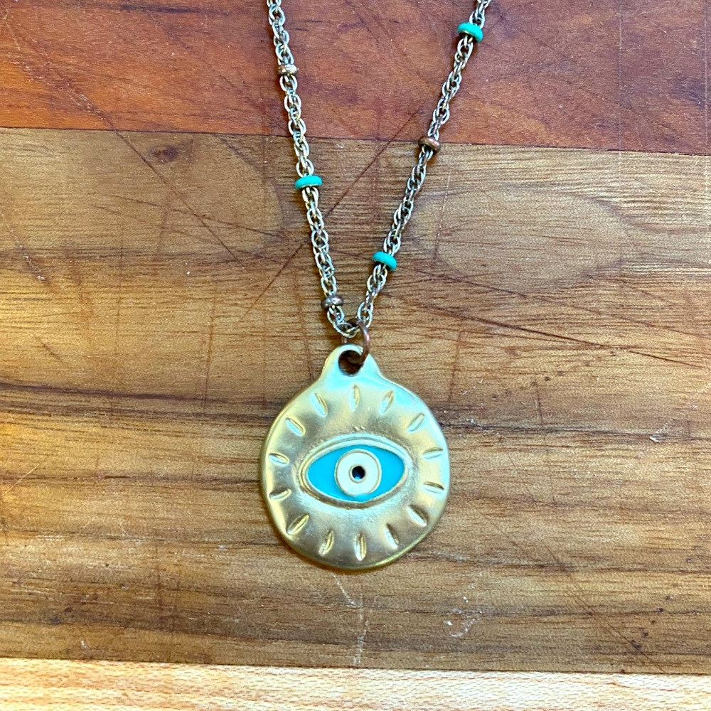 Evil eye necklace
